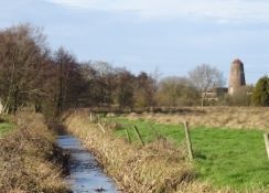 Potter Heigham Mill across the marshes